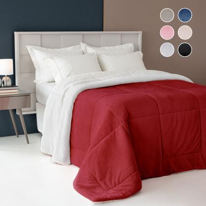 Imagem de Coberdrom dupla face sherpa/manta fleece king 01 peça