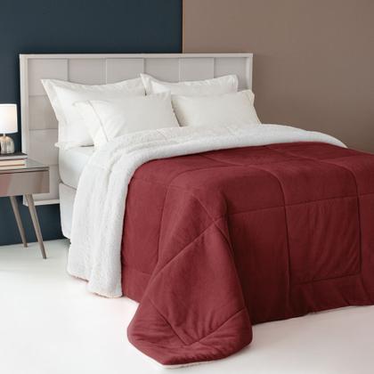 Imagem de Coberdrom dupla face sherpa/manta fleece king 01 peça