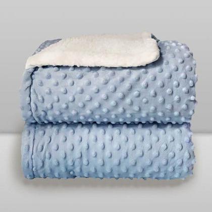 Imagem de Cobertor Bebe Plush Sherpa Dots