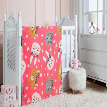 Imagem de Cobertor De Berço King Etruria Flannel Kids Lilica 110X150