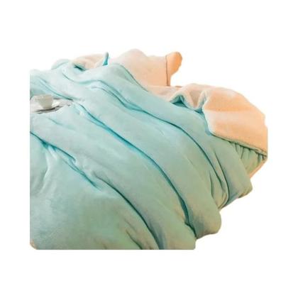 Imagem de Cobertor De Lã Dupla Face Tamanho Queen, Quente Para Inverno, Capa De Edredom Para Camping