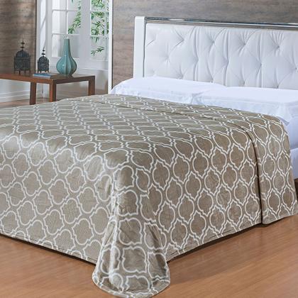 Imagem de Cobertor toque de seda estampado nc 1,80 x 2,20