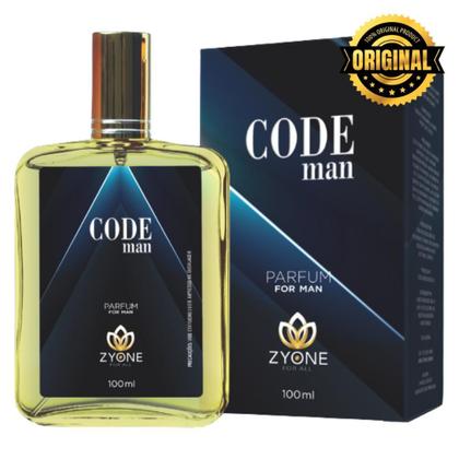 Imagem de CodeMan Perfume Masculino 100ml Alta Fixação Parfum