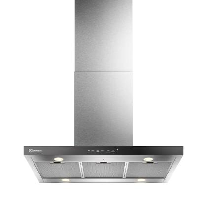 Imagem de Coifa de Ilha Electrolux 90cm Inox Experience com Inteligência Artificial e Alto Poder Sucção (CE9IF)