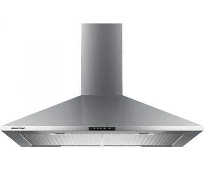 Imagem de Coifa de Parede Brastemp 59,8cm Inox Piramidal