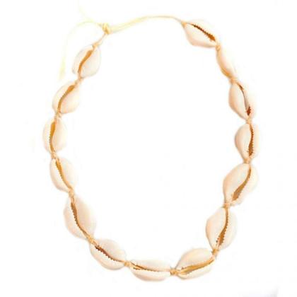 Imagem de Colar choker ajustavel buzios natural concha
