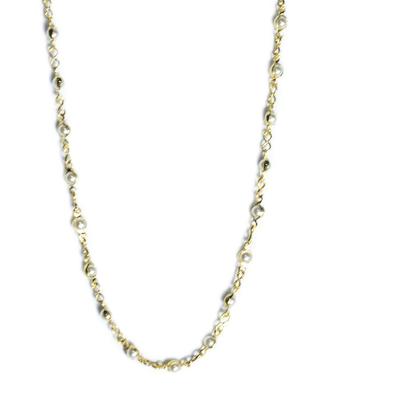 Imagem de Colar Longo Infinito com Pérolas