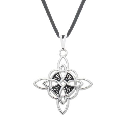 Imagem de Colar Nó de Bruxa 33mm no Cordão - Sunshine Cristais