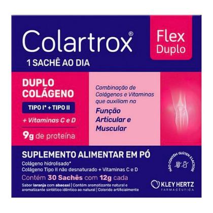 Imagem de Colartrox Colágeno Flex Duplo 30 Sachês - Kley Hertz