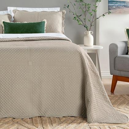 Imagem de COLCHA CHESS SOLTEIRO 2 PEÇAS Micropercal 200 FIOS ACOMPANHA BAG