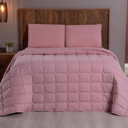 Imagem de Colcha Cobre Leito Malha 100% Algodão Dupla Face Matelado