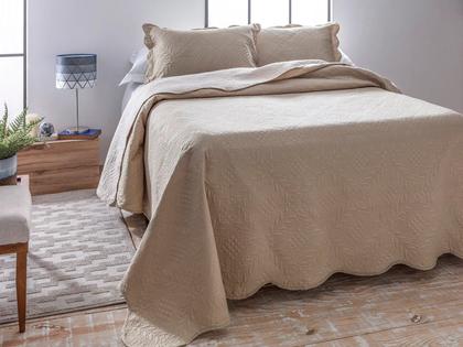 Imagem de Colcha Cobre Leito Ultrasonic Dupla Face Dyuri Lisa - Jolitex