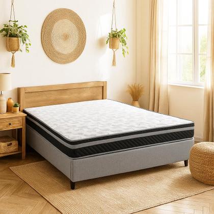 Imagem de Colchão Molas Ensacadas Queen Herval Selerno 158cm Firme