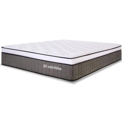 Imagem de Colchão Queen Molas Ensacadas Espuma D33 Firme e Pillow de Visco Power Sleep 158x198cm - BF Colchões