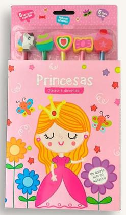 Imagem de Colorir É Divertido - Se Divirta Com 50 Adesivos - Princesas