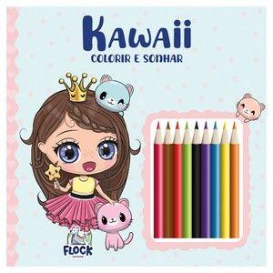 Imagem de Colorir e sonhar: kawaii