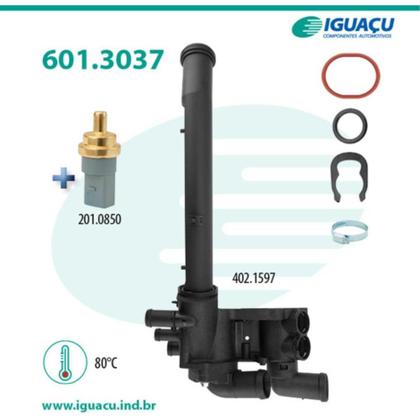 Imagem de Combinado de válvula termostática Vw Polo 2002 a 2014