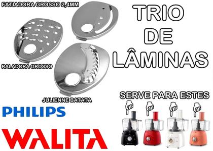 Imagem de Combo de 3 Lâminas para aplicação nos modelos Ri7630 Ri7631 Ri7632