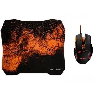 Imagem de Combo Mouse E Mouse Pad Gamer Multilaser - Mo256