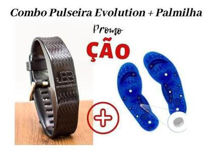 Imagem de Combo Pulseira Magnetica + Palmilha Bioquantica Tira Dor Jbb