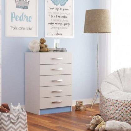 Imagem de Cômoda para Quarto Infantil 5 Gavetas Maxi