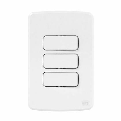 Imagem de  compose cj 2 ts+1 tp 10a placa 4x2 bco - weg