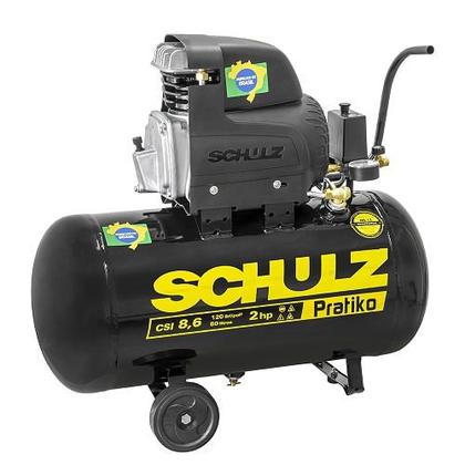 Imagem de Compressor Ar Motocompressor CSI- 8,6/50 2HP PRATIKO Monofásico Schulz