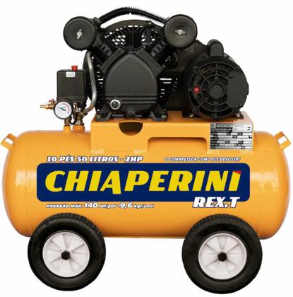 Imagem de Compressor de Ar M.Pressão Rex.T Tri 2HP 50L Chiaperini