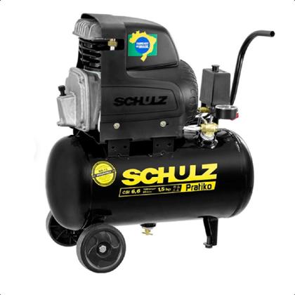 Imagem de Compressor De Ar Pratiko CSI 6,6/20L Monofásico 127V Schulz