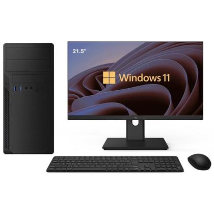 Imagem de Computador 3Green Intel I3 8100, 16GB Ddr4, SSD 256GB, Wifi, Monitor 21,5", Windows 11 Original NW3G-051