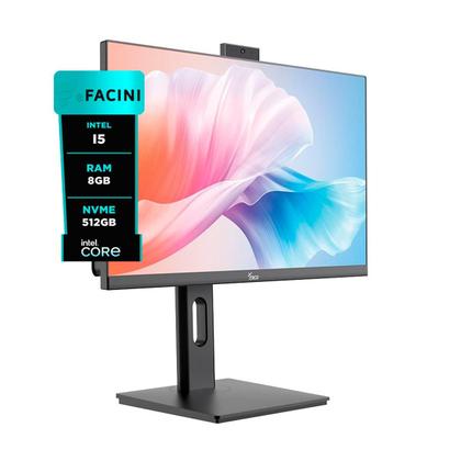 Imagem de Computador All In One 24, Intel Core I5 3ª Geração, 8Gb, SSD 512Gb, W11 Preto