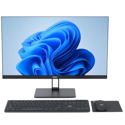 Imagem de Computador All in One AOC DA27I512 27 LED Full HD Intel Core i5 12450H, 16GB DDR4 RAM, SSD 512GB, Windows 11 Pro, Preto