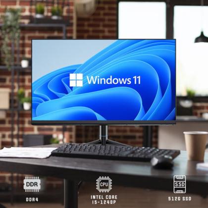 Imagem de Computador All in One AOC Tela 23.8 Full HD Intel I3 08 GB RAM SSD 512 GB Windows 11 Bateria Integrada