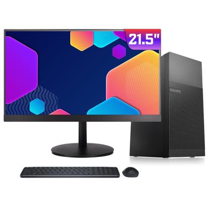 Imagem de Computador Completo BluePC ELITE - Intel Core i5 9400F, 32GB DDR4, SSD 256GB, Windows 11 Pro, Gráficos Geforce, Monitor LED 21.5" - CDBP-ELI-21126