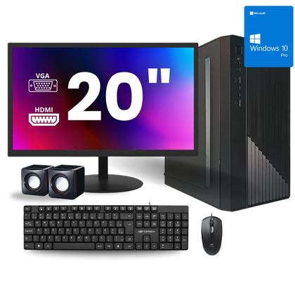 Imagem de Computador Completo Intel I7 16gb Ssd 240 Monitor 20 W10 Pro