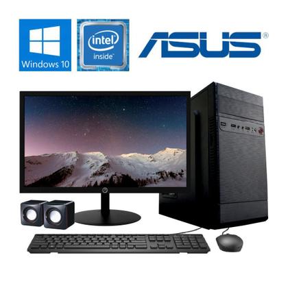 Imagem de Computador Completo PC CPU Flex ASUS Intel Core I5 12GB SSD 480Gb Com Kit Monitor 15" Windows 10