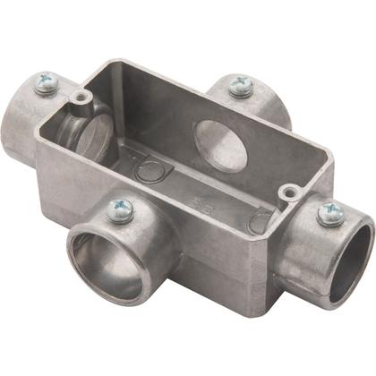 Imagem de Condulete Derivação Tipo X 4 Saídas 3/4 Alumínio Montável