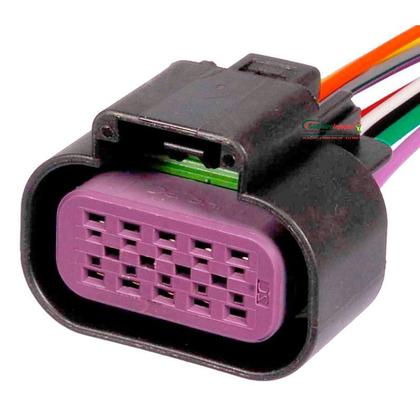 Imagem de Conector 10 vias Pedal Acelerador GM Meriva Ford Cargo 815 - ETE5124