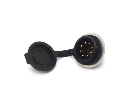 Imagem de Conector Macho para Painel com Base Redonda 8 Vias - JA/P8P - Melro