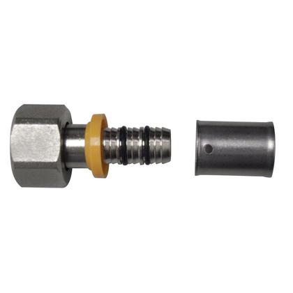 Imagem de Conexão Rosca Móvel 1/2'' p/ Gás 16mm Pex Multicamadas Astra