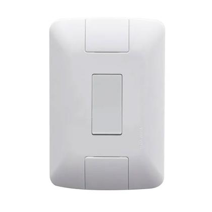 Imagem de Conjunto 1 Interruptor Paralelo Aria 4x2 Branco 6a 250v