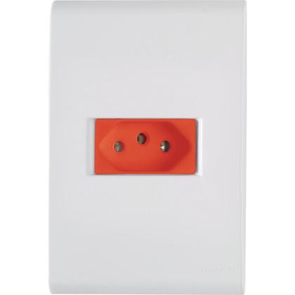 Imagem de Conjunto 1 Tomada 2P+T 20A/250V Vermelha Liz - Tramontina