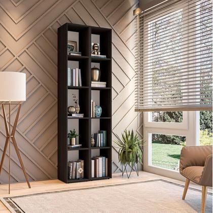 Imagem de Conjunto 2 Estantes Horizontal ou Vertical 5 Nichos 186cmx60cm Liverpool