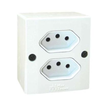 Imagem de Conjunto 2 Tomadas 3p 10a - Sistema X - Mectronic