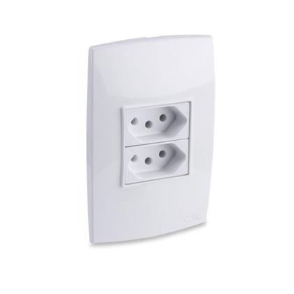 Imagem de Conjunto 2 tomadas simples 10a e 20a force line