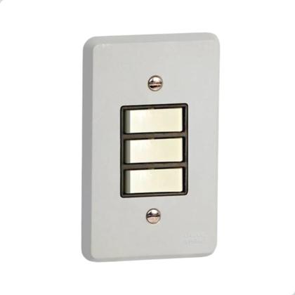 Imagem de Conjunto 3 Interruptores Simples Silentoque - Pial Legrand