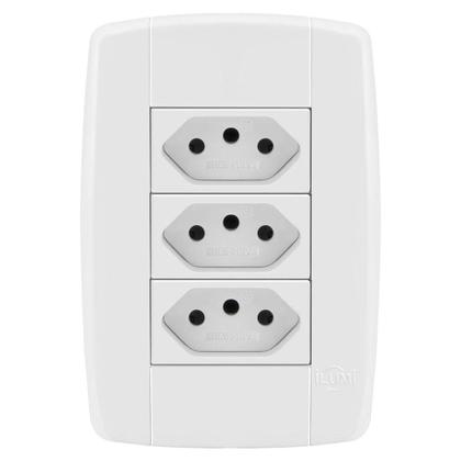 Imagem de Conjunto 3 Tomadas 20A - Ilumi Lev - 87124