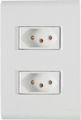 Imagem de Conjunto 4X2 - 2 Tomadas 2P+T 10A 250V~