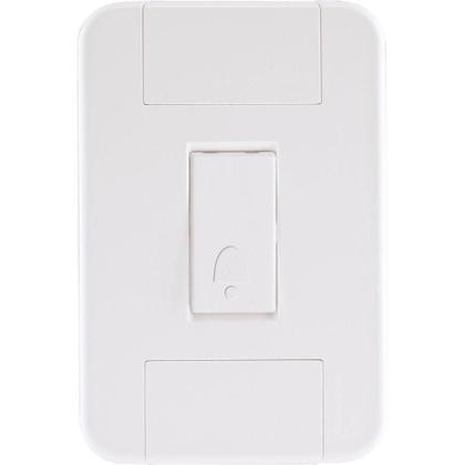 Imagem de Conjunto 4x2 Com 1 Pulsador Campainha 10 A 250 V Tramontina Tablet Branco Tramontina