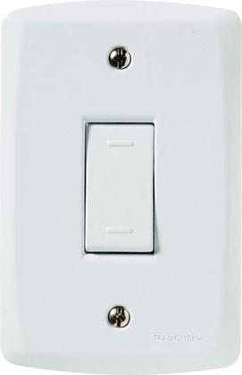 Imagem de Conjunto 4x2 Interruptor Paralelo 10a Lux2 Branco 57145002